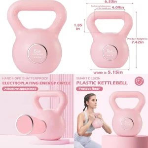 Pink Strength Training Kettlebell Sets